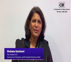 Ms. Shobana Kamineni, Past President, CII Shares her Views on Fighting COVID 19